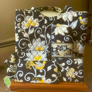 Vera Bradley Yellow Bird 5 piece set!